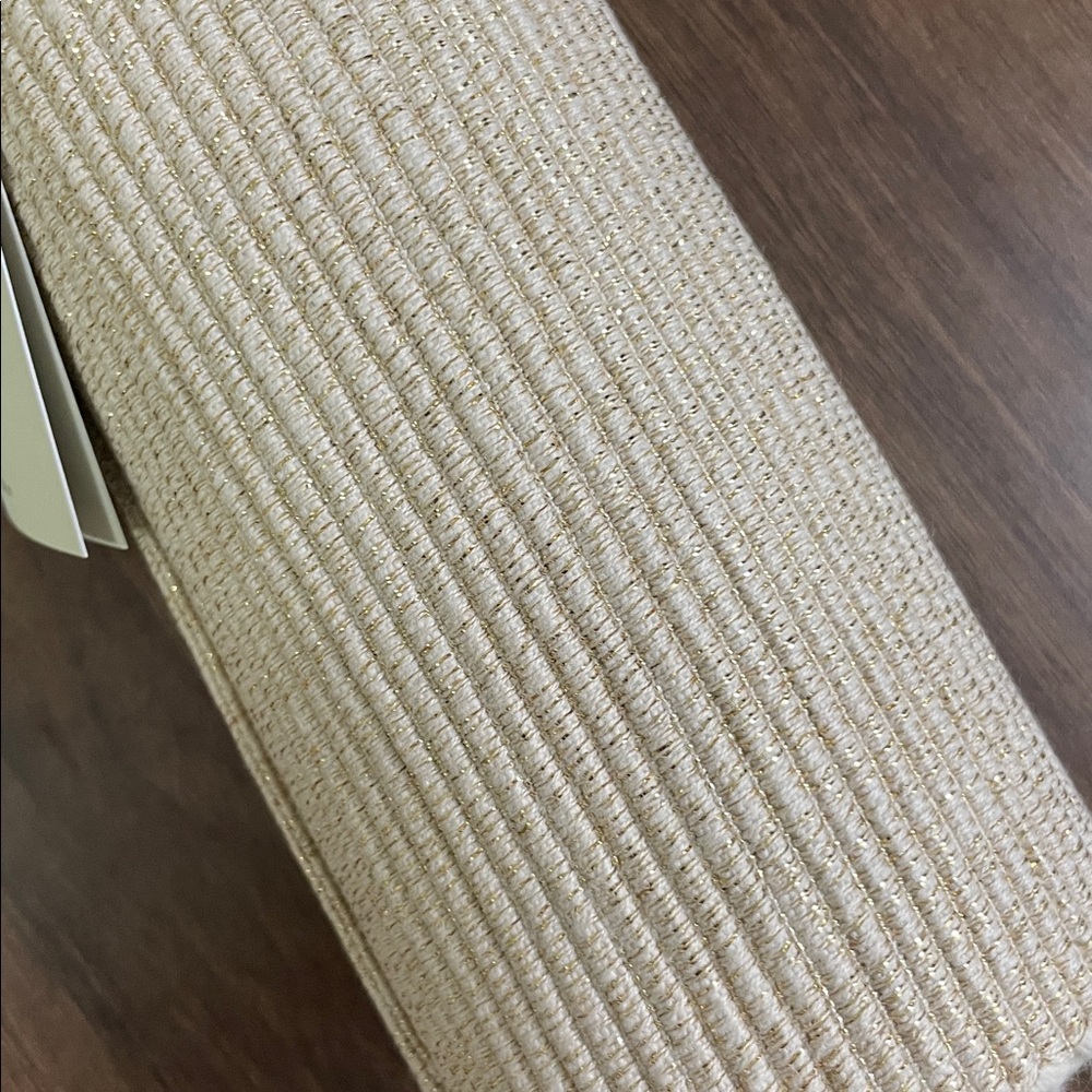 Riviera Cotton Table Runner 14x90 in Natural & Champagne - NEW - Picture 3 of 7